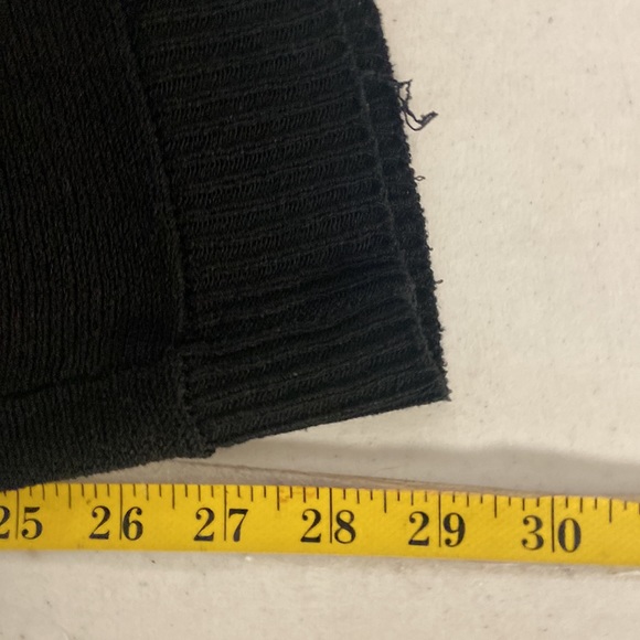 Jon Lawrence Vintage Sweater Black Purple Knit Scoop Neck Small - Picture 3 of 6